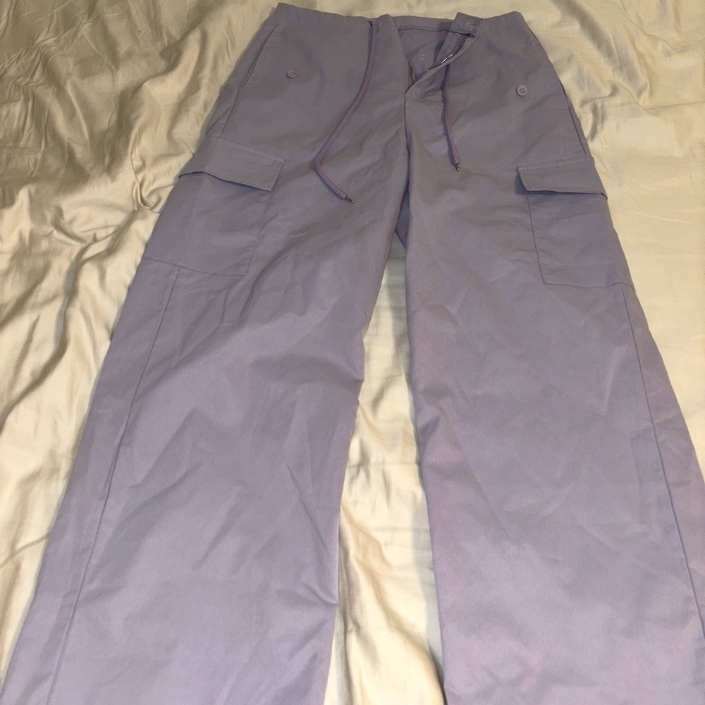 Purple Cargo Pants